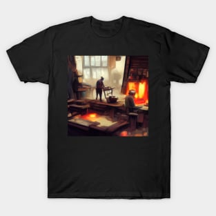 Blacksmith | Comics Style T-Shirt